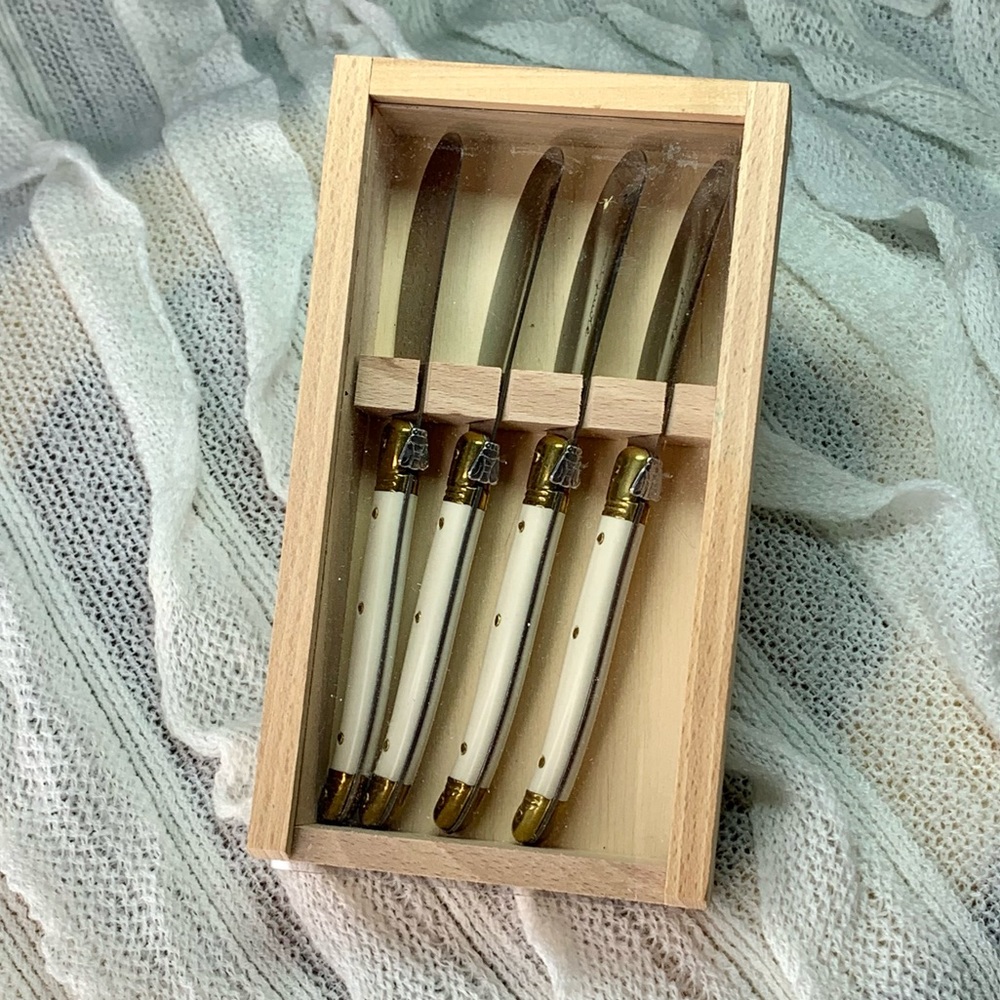 NIB laguiole France small knife set